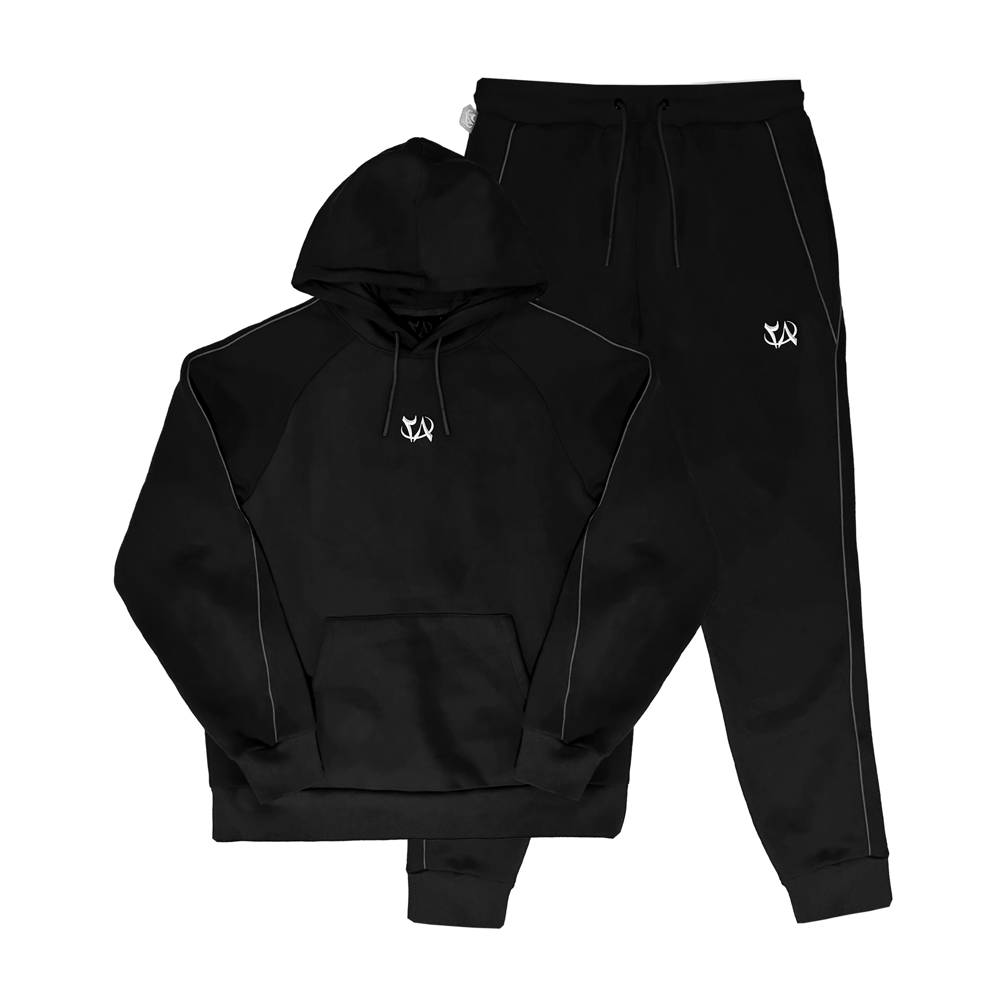 TWN8 REFLECTIVE TRACKSUIT - BLACK