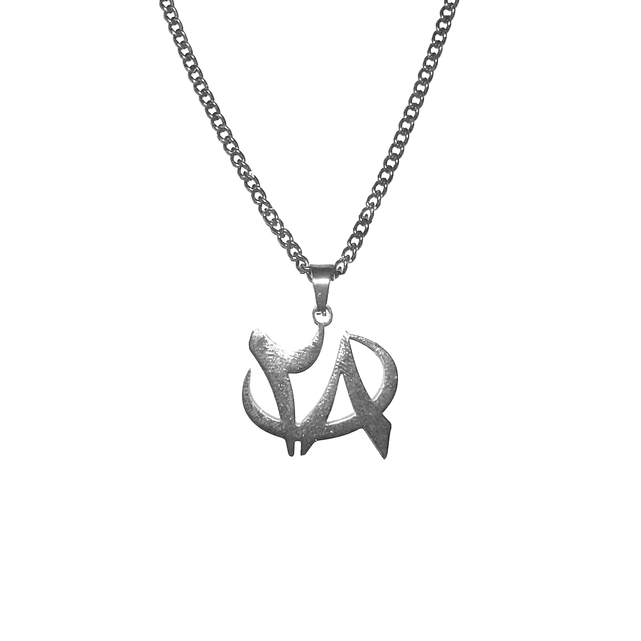 TWN8 NECKLACE LOGO - SILVER